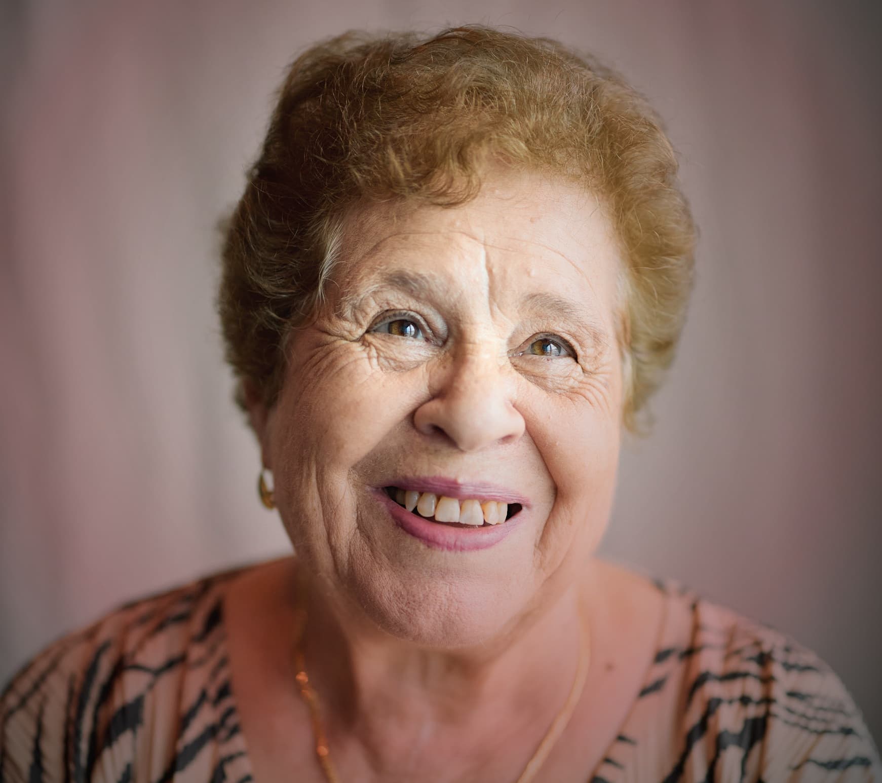 Present-day headshot of Carmela.